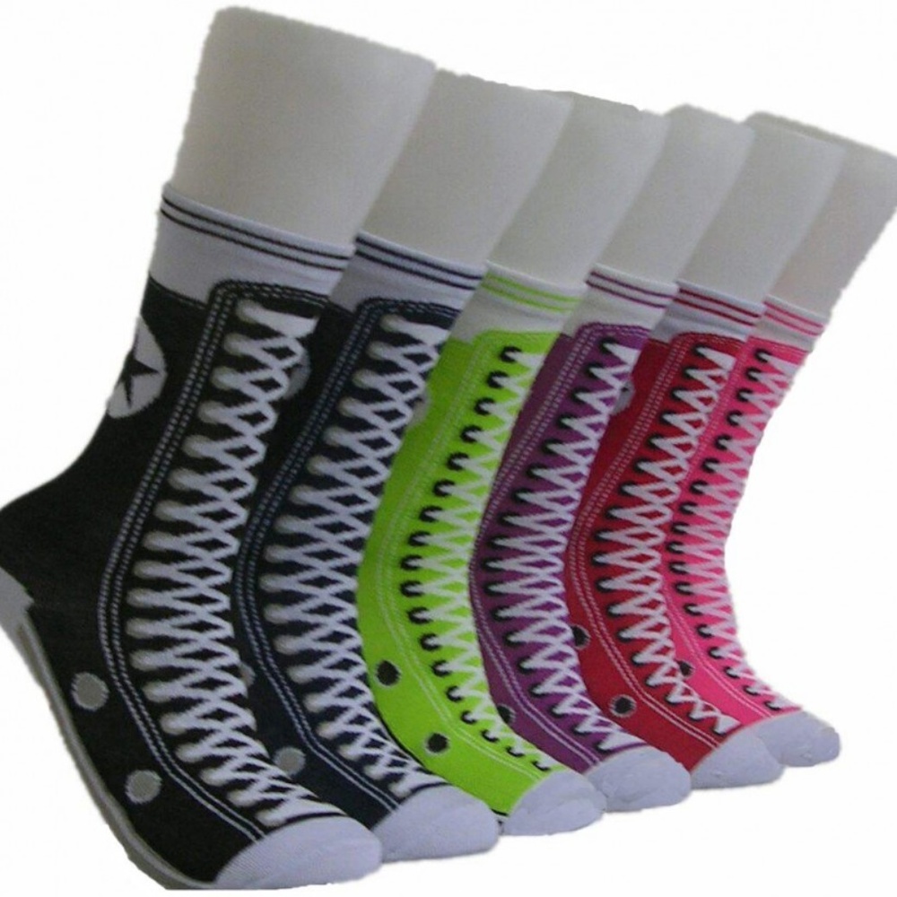 Tennis Shoe Socks Shoe Girls Women Sizes 4 to 10